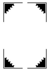 art border rectangle frame
