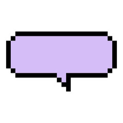 pixel speech bubble
