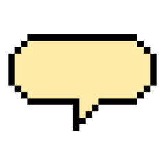 pixel speech bubble
