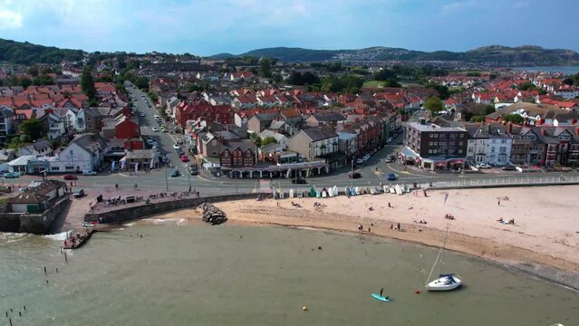 Rhos on Sea, Wales, UK - aerial view 8