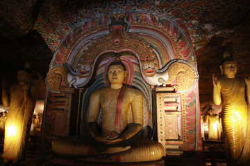 Buddha statue, Dambulla Cave Temple, Sri Lanka
