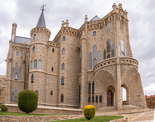 Fototapeta na wymiar City of Astorga on the Camino de Santiago, León, Castilla y León, Spain