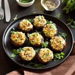 Filled mushrooms
