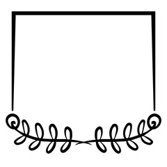 aesthetic floral frame
