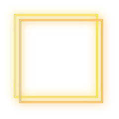 neon light square frame
