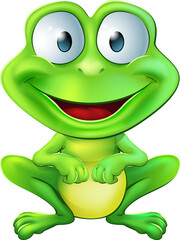 Cute frog character