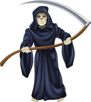 Grim Reaper Death Skeleton