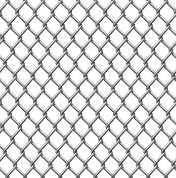 Wire fence seamless tile