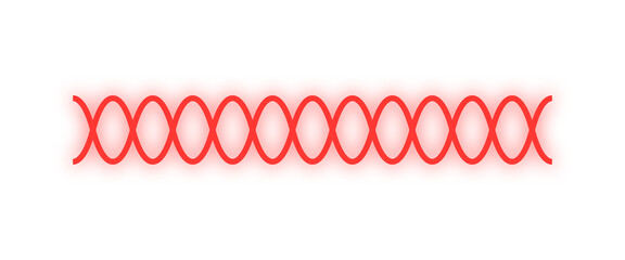 neon chain pattern element
