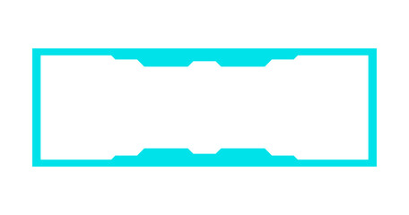 Obraz premium tech border frame 