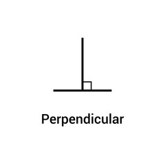 Perpendicular lines in elementary geometry