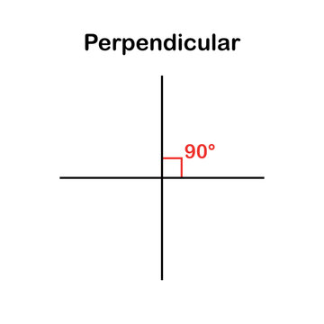 Perpendicular lines in elementary geometry