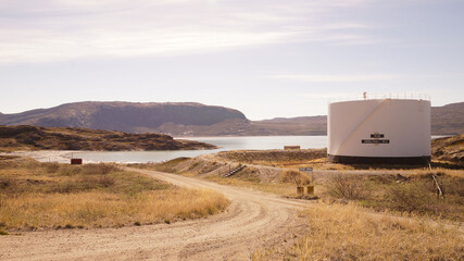 Long distance hiking on the Arctic Circle Trail between Sisimiut and Kangerlussuaq in Greenland.