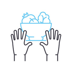 handmade line icon, outline symbol, vector illustration, concept sign