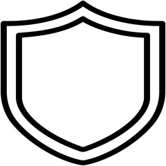 security shield Isolated Vector icon which can easily modify or edit

