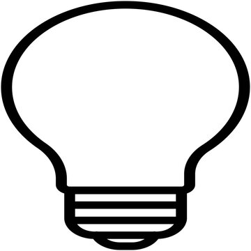 electric bulb Isolated Vector icon which can easily modify or edit

