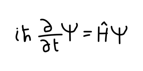 the schrodinger equation. linear partial differential equation
