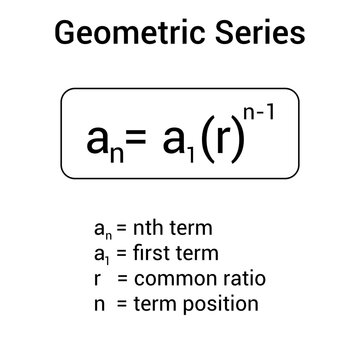 geometric series formula in mathematics