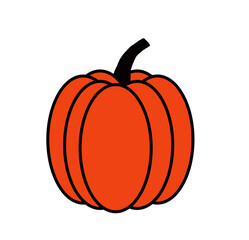 Orange Halloween Pumpkin Art
