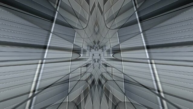 Abstract Cyberspace Animation Background, Loop
