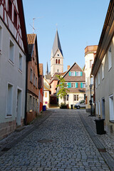 Fototapeta na wymiar Kulmbach Altstadt Hochformat