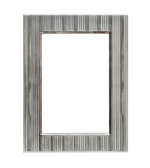 silver metal frame