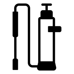 Garden sprayer - icon, illustration on white background, glyph style