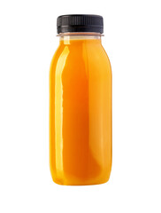 Orange Juice in a Bottle Isolated