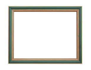 wooden frame isolated