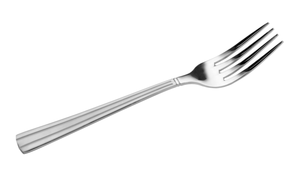fork isolated on transparent background,