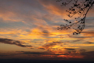 Sonnenuntergang im Schwarzwald