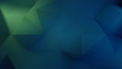 Obraz premium 3d shape texture abstract gradient background with green and blue colors , 3d illustrator - 3d rendering