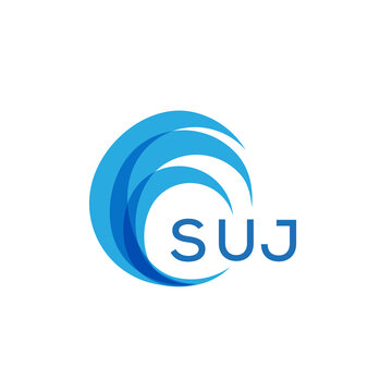 SUJ letter logo. SUJ blue image on white background. SUJ Monogram logo design for entrepreneur and business. SUJ best icon.
