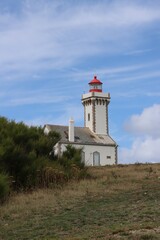 Fototapeta na wymiar lighthouse on the dunes