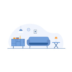 Modern interior Classic sofa furniture interior design