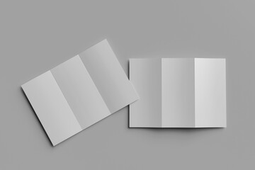 Brochure Mockup 3D Render High Quality