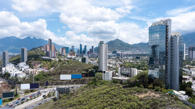 Monterrey City in Nuevo León, Mexico - Drone Photography