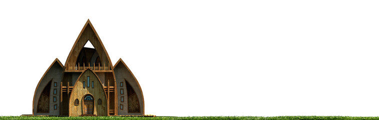 architecture concept, different historical house