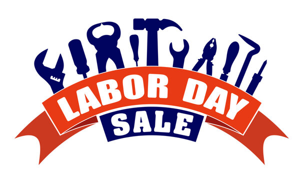 abor day sale stylish vector illustration.