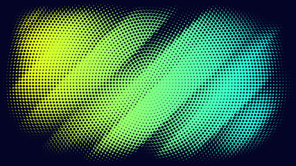  Abstract Modern Background with Blue Halftone Gradient Color