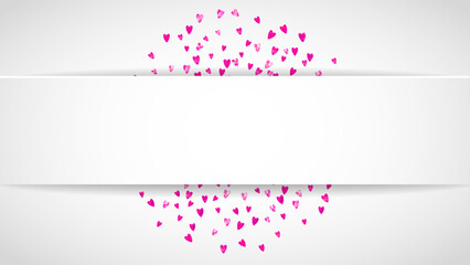 San Valentin Sale Glitter. February Design For Engagement. Vintage Frame. Pink Retro Illustration. Handdrawn Wallpaper For Birthday. Red Grunge Concept. Rose San Valentin Sale Glitter.