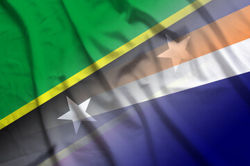 Saint Kitts and Nevis and Marshall Islands official flag transborder relations MHL KNA