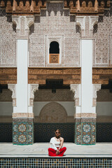 person in a mosque