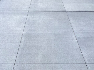 Concrete sidewalk