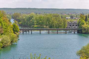 Fototapeta na wymiar The old hydroelectric power plant on the Kupa River