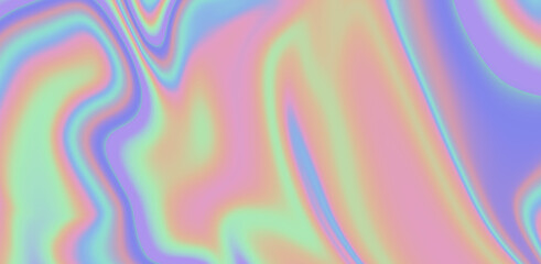 Obraz premium Abstract holographic background with fluid neon stains.