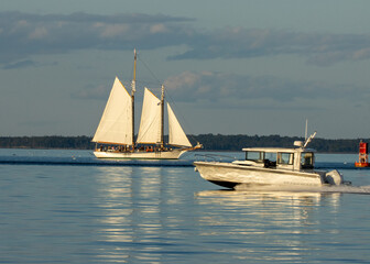 boats in the bay