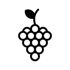 Grape vector icon color editable