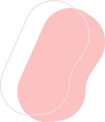 abstract modern blob shape decoration