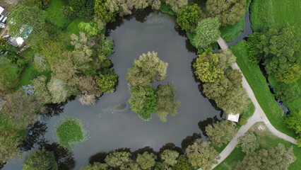 Amazing heart shape lake in Brisbane 